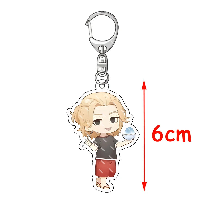 Tokyo Revengers Anime Tokyo Avengers Cosplay Keychain Manjiro Ken Takemichi Hinata Atsushi Chibi Kawaii Bag Christmas Gift