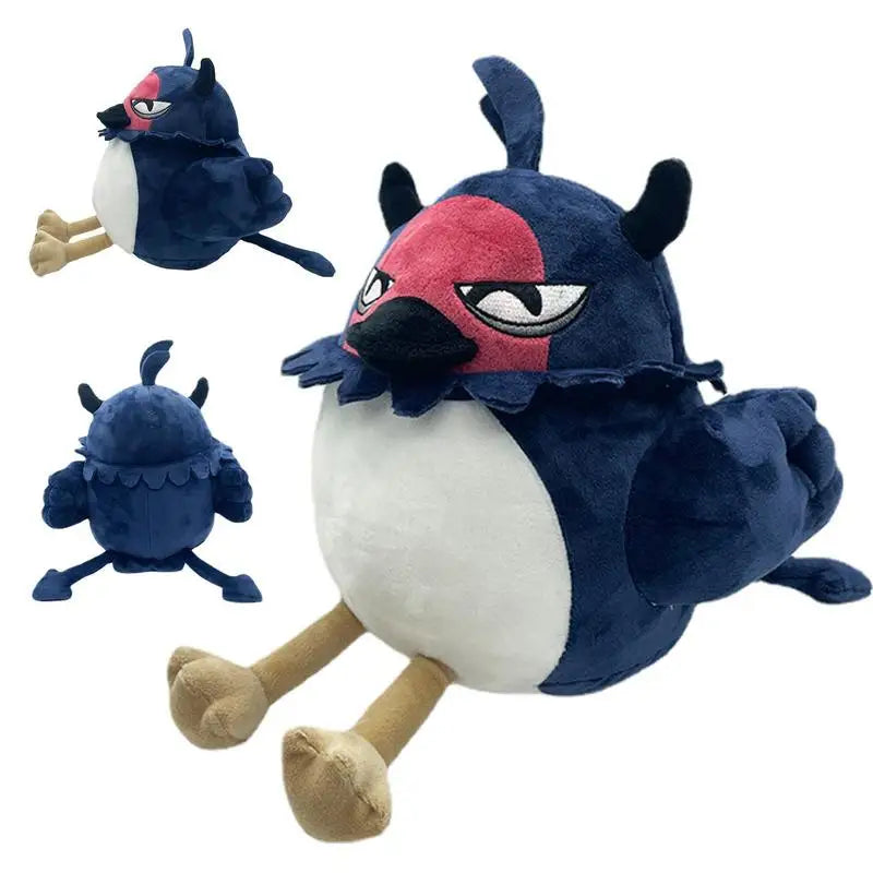 25cm Penguin Crow Plush Toy Anime Black Clover Nero Bird Plush Doll Stuffed Animal Throw Pillow Children Birthday Christmas Gift