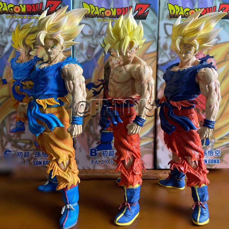 43CM Dragon Ball Z Figure Majin Vegeta Son Goku Namek Figurine Action Figures GK Statue Collection Model Toys for Children Gifts