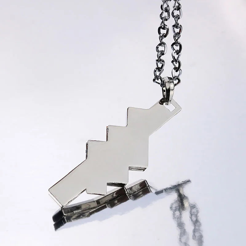 Final Fantasy XIII 13 Lightning Necklace Pendant Chain Anime Cosplay Collectible