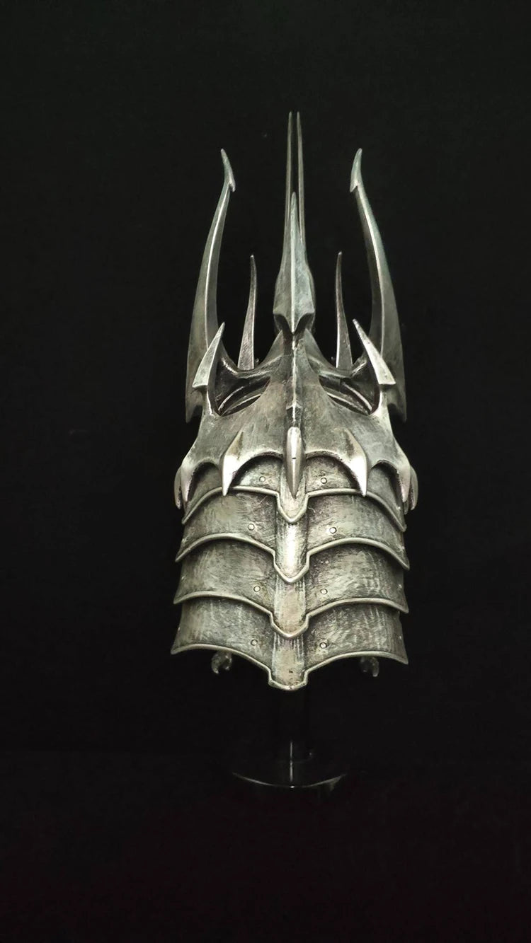 1:1 World of Warcraft  Lich King Arthas's Helm of Domination Frostmourne Role Play POLYSTONE Weapon Prop helmet