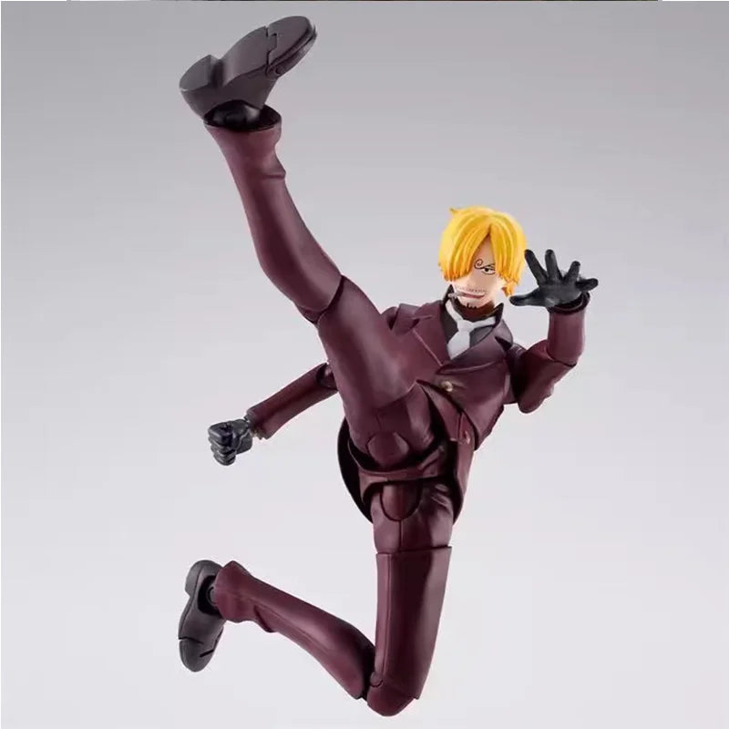 100% Original Bandai S.H.Figuarts SHF One Piece Sanji The Raid On Onigashima In Stock Anime Figures Model Toys