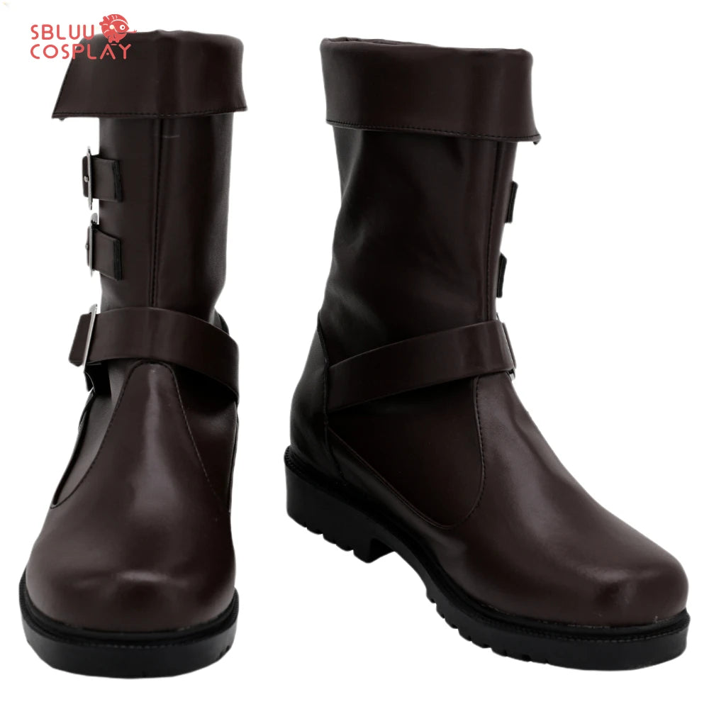 SBluuCosplay Final Fantasy Ⅶ FF7 Aerith Gainsborough Cosplay Shoes Custom Made Boots