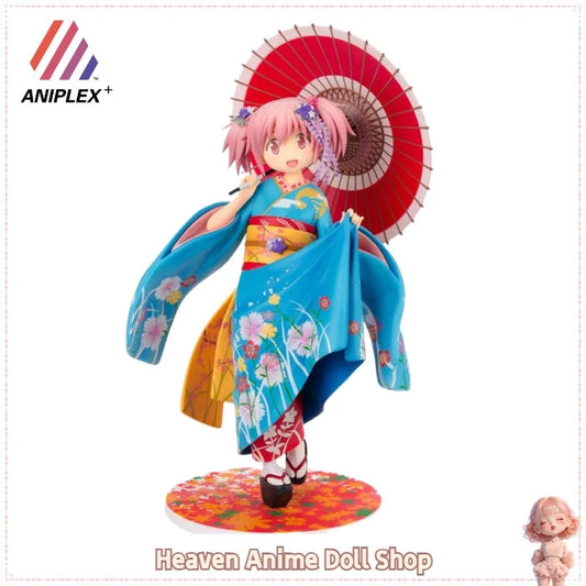 In Stock Original ANIPLEX+ Madoka Kaname Maiko Ver 1/8 Proportional Humanoid Anime Humanoid Toys Gifts Decoration Collection