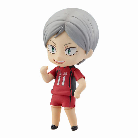 Original Goods in Stock GSC Good Smile NENDOROID 806 Haiba Lev Haikyuu PVC Action Figure Anime Figure Model Toys Doll Gift