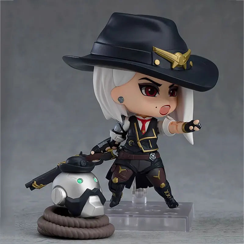 Good Smile Nendoroid Genuine Overwatch Ashe 1167 Classic Skin Active Joint Anime Action Figure Model Toys Collection Doll Gift