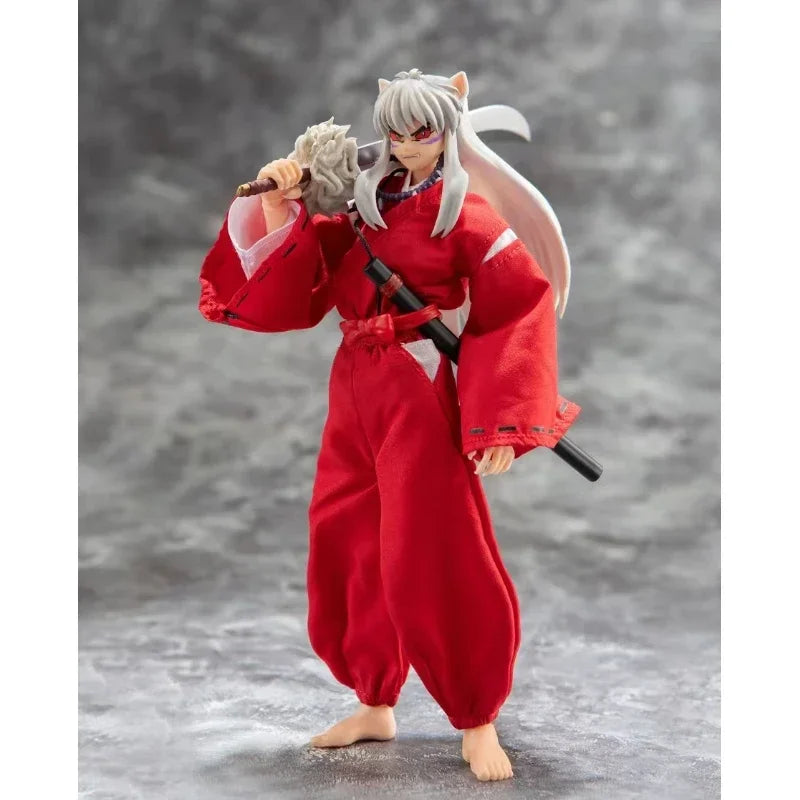 In Stock GT Model Inuyasha 1/12 Sesshoumaru Anime Model Action Figure SHF Toys Collection Hobby Gift