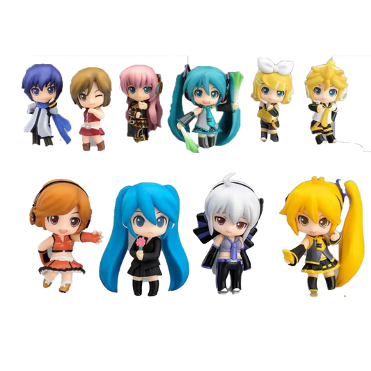 Stock Original GSC Good Smile NENDOROID Vocaloid Hatsune Miku family Kagamine Len KAITO Kagamine Rin Figure Model Toys Doll Gift