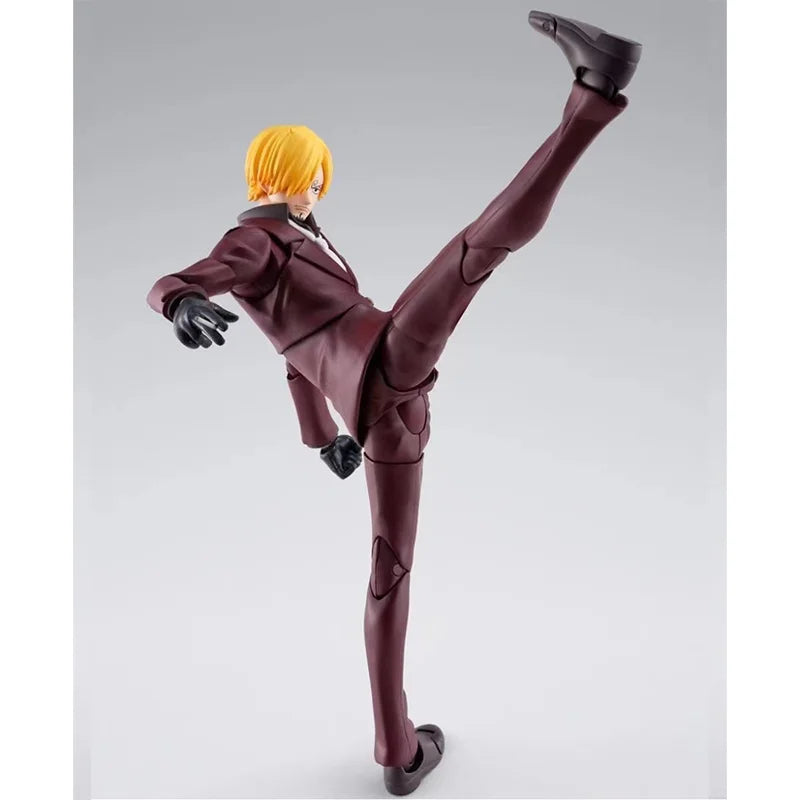 100% Original Bandai S.H.Figuarts SHF One Piece Sanji The Raid On Onigashima In Stock Anime Figures Model Toys