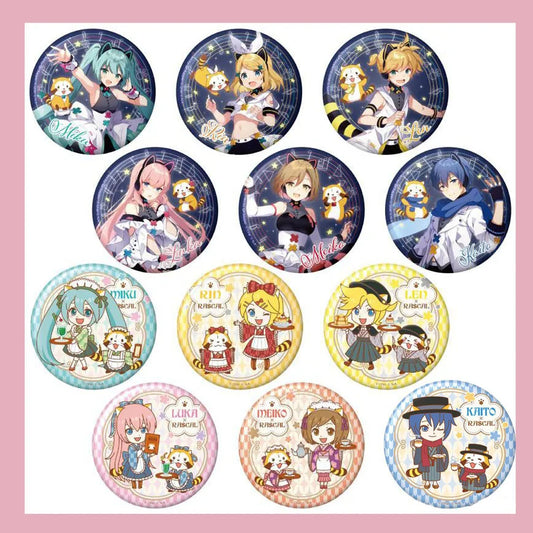 Hatsune Miku Kagamine Rin Len Anime Figure Models Brooch Badge Vocaloid Meiko Kaito Anime Brooch Badge Toys Hatsune Miku Gifts