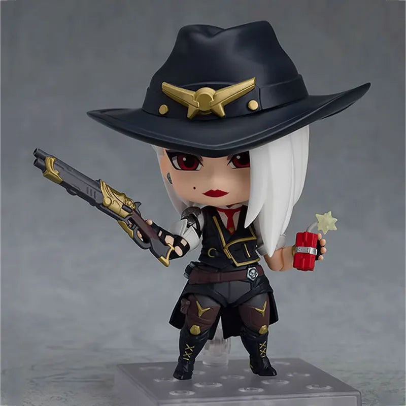 Good Smile Nendoroid Genuine Overwatch Ashe 1167 Classic Skin Active Joint Anime Action Figure Model Toys Collection Doll Gift