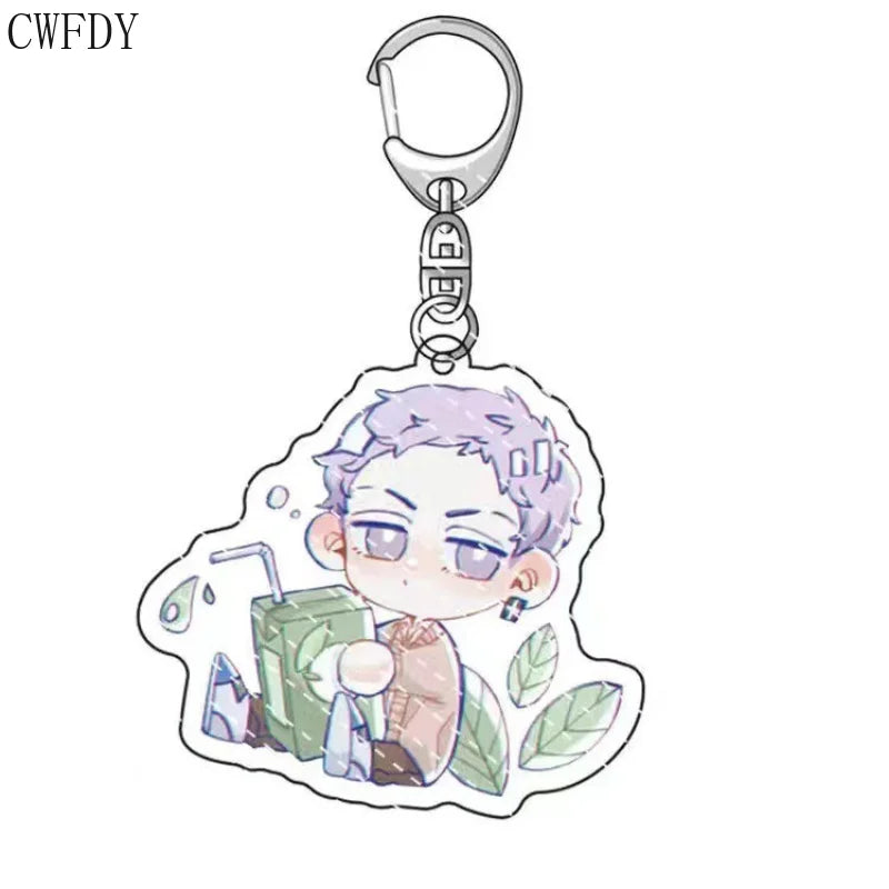 Tokyo Revengers Anime Tokyo Avengers Cosplay Keychain Manjiro Ken Takemichi Hinata Atsushi Chibi Kawaii Chaveio Birthday Gifts