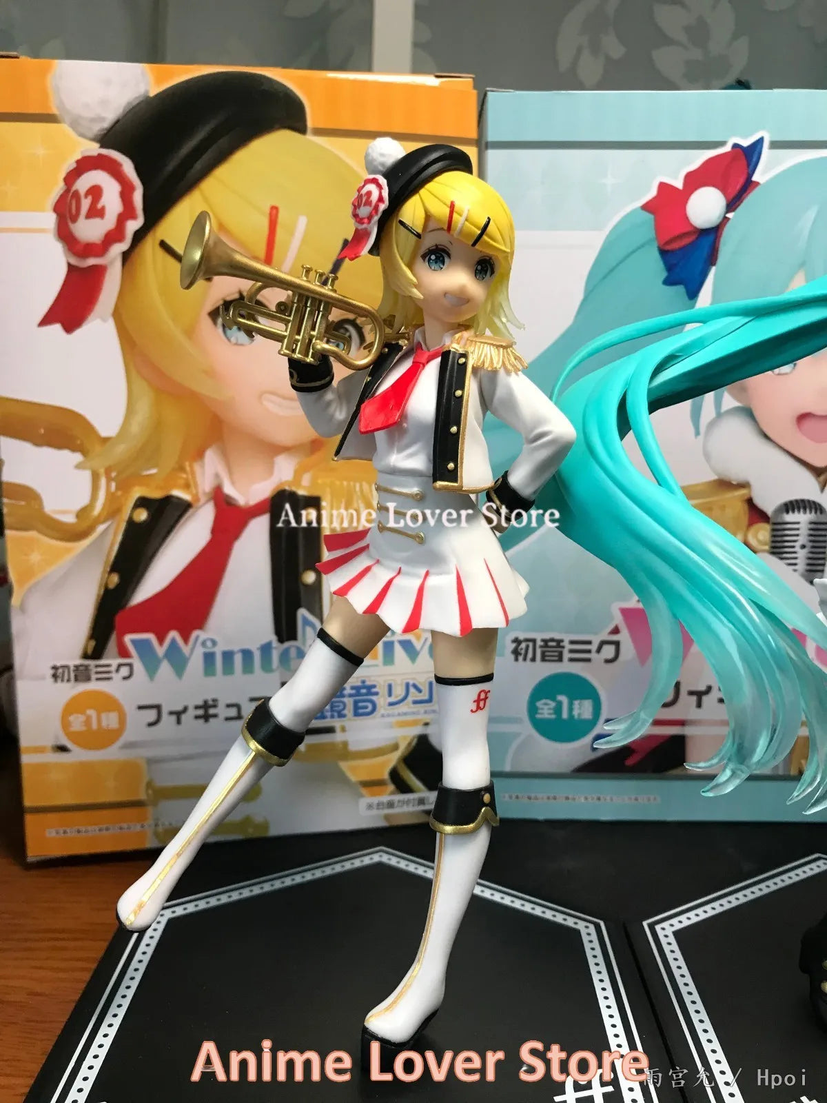 In Stock Original TAiTO Hatsune Miku Kagamine Rin Kagamine Len Vocaloid Winter Live Anime Figure Toys For Girls Boys Gifts