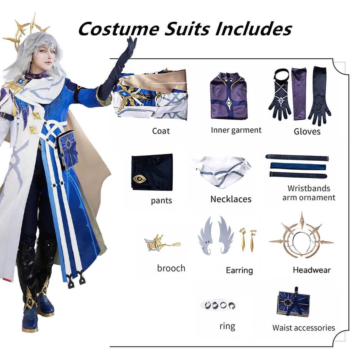 Sunday Cosplay Game Honkai Star Rail Sunday Cosplay Costume Anime Carnival Comic Con Animation Prop