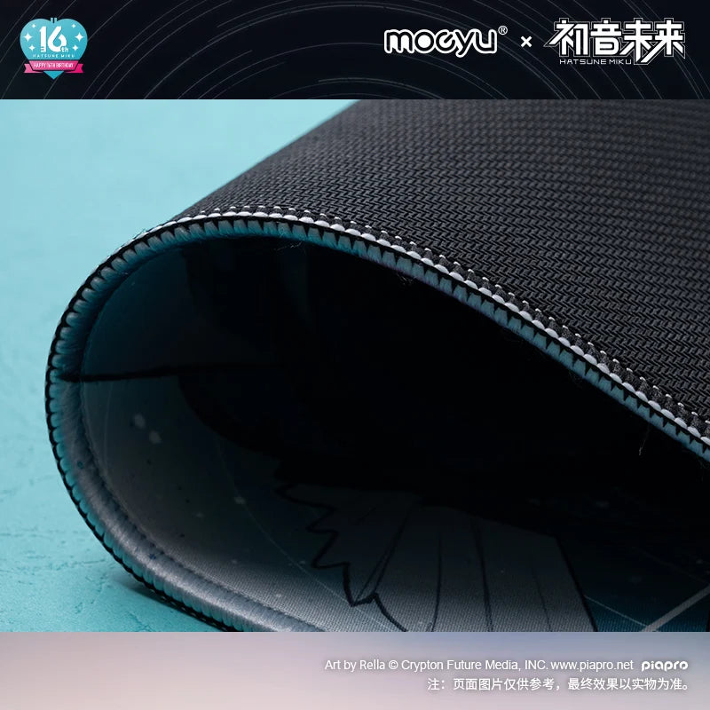 Moeyu Hatsune Miku 16th Anniversary Mouse Pad Mousepad Anime Vocaloid Cosplay Large Keyboard Gaming Mat Cartoon Desk Playmat