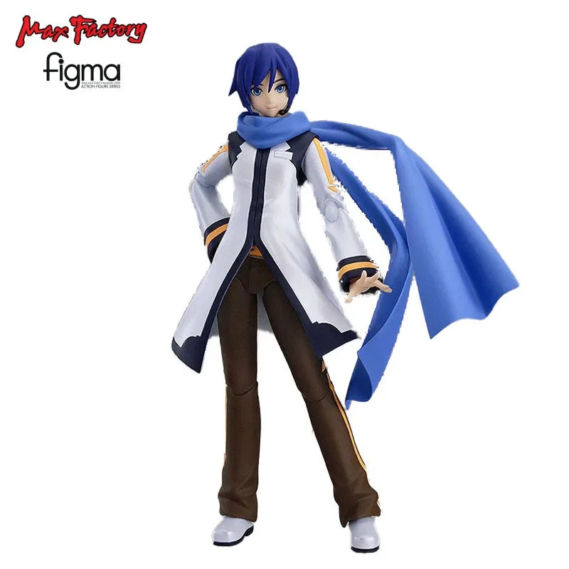 Original Genuine Stock Max Factory Figma 192 KAITO VOCALOID PVC Action Figure Anime Model Toys Collection Originality Doll Gift