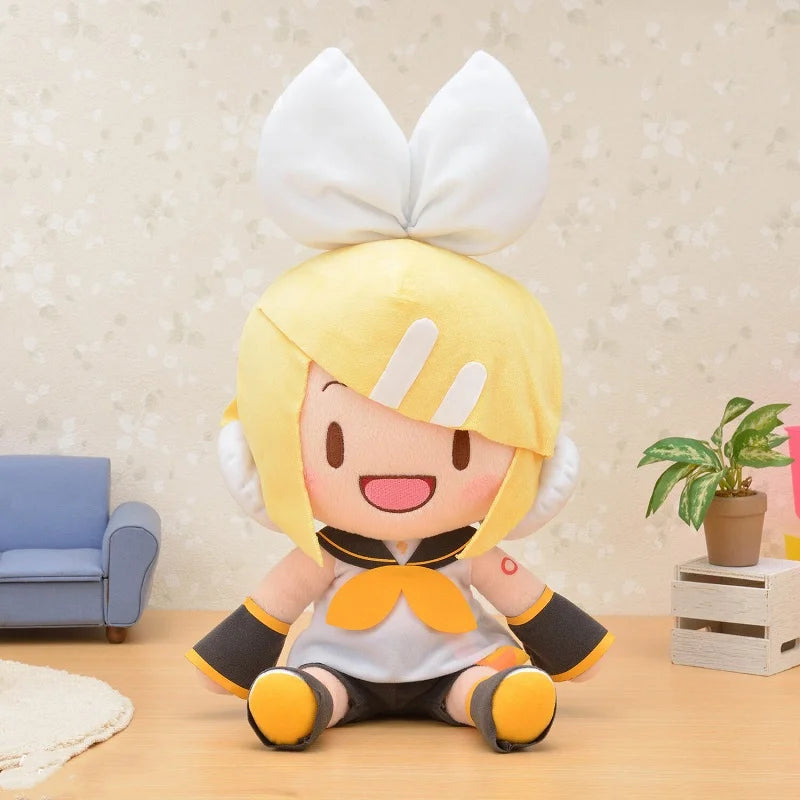 20-30cm Anime Original Plush Cartoon Hatsune Miku Plush Toys Kawaii Vocaloid Kagamine Len Kagamine Rin Plush Toy Collection Gift