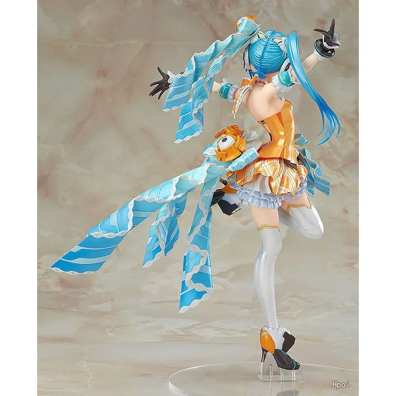 Max Factory Hatsune Miku Project DIVA-2nd VOCALOID Orange Blossom Ver PVC Action Figure Anime Model Toys Collection Doll Gift