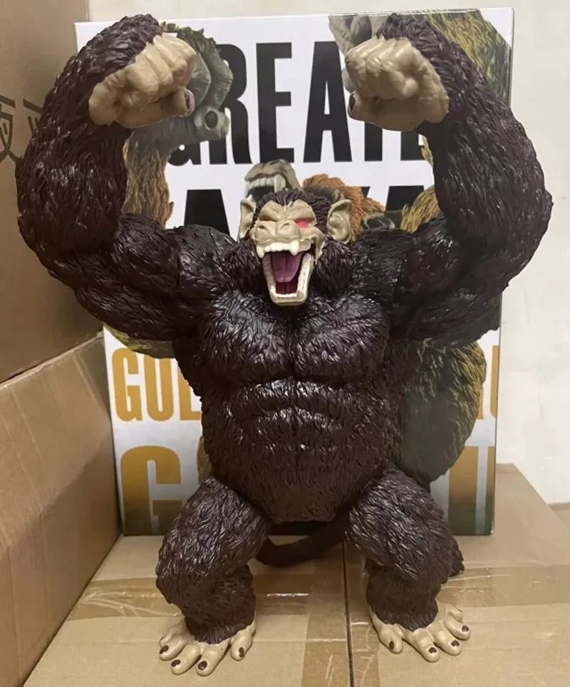 Dragon Ball Theatrical Version Become A Golden Ape Gorilla Vegeta Goku Anime Figure Statue Model Ornament Kids Christmas Gifts