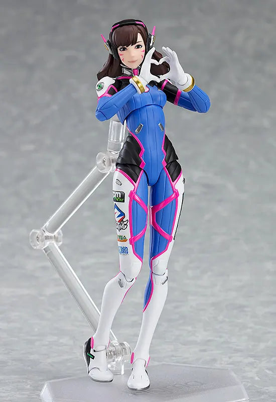 GSC figma OVERWATCH D.Va Hana Song Official Genuine Figure Character Model Anime Gift Collection Model Toy Christmas Action Doll