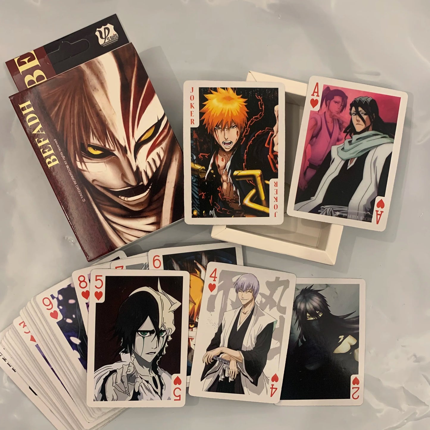 54pcs Boxed 2022 New Anime BLEACH figure model toys Poker Card cos props board role-playing game Collect christmas gifts