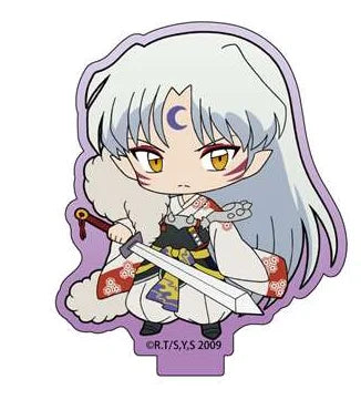 Anime Inuyasha Naraku Miroku Kikyo Mini Figure Doll Kagome Sesshoumaru Small Acrylic Figura Stand Model Cosplay Toy for Gift