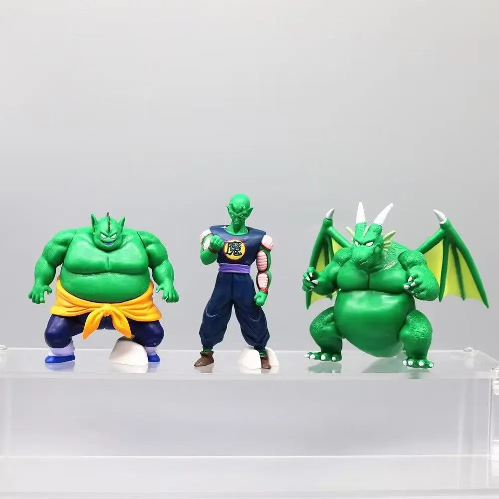 3-10CM Anime Dragon Ball Piccolo Daimao Figure Cymbal Tambourine Drum Piano King Piccolo Pvc Action Figures Model Toys Gifts