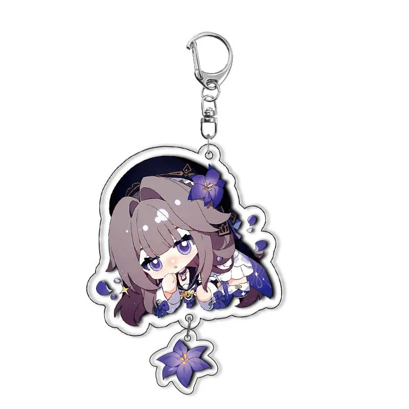 New Game Honkai Star Rail Keychain for Accessories Bag Accessories Anime Figures Pendant Key Chain Ring Keychains Jewelry Gifts