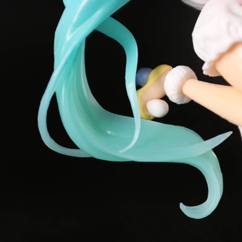 Figuras de acción de juguete Kawaii Hatsune Miku, modelo de vestido de boda, muñeca Megurine Luka, colección de regalos de Navidad para niñas