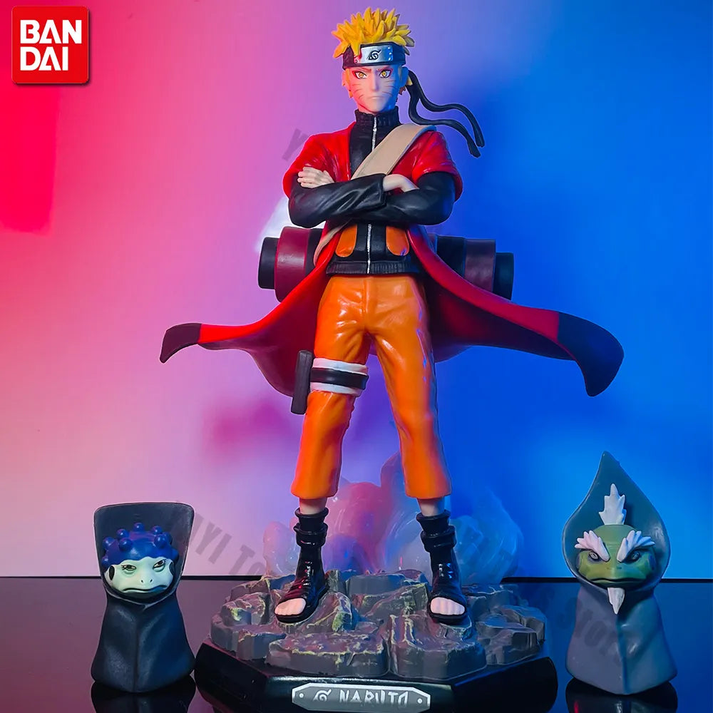 Hot Uzumaki Naruto Naruto Sage Action Anime Figures PVC Toys Shippuden Collector Figurine  Brinquedos Model Doll Figure