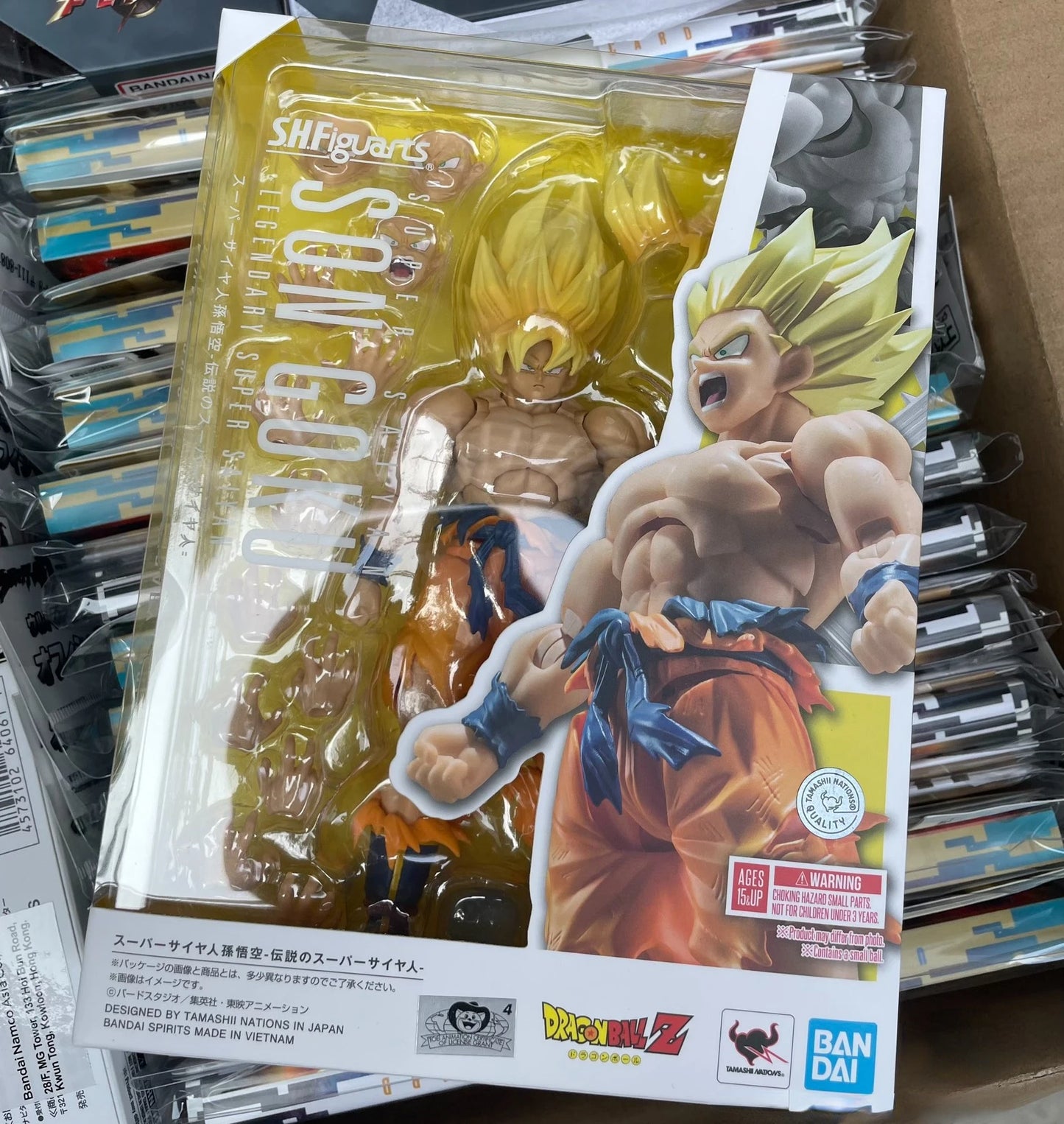 In Stock Bandai S.H.Figuarts Shf Super Saiyan Son Goku The Legendary Action Figure Collectible Toy Gift