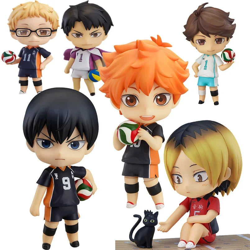 10CM Haikyuu Figure Hinata Shoyo PVC Action Figure tobio Kenma Tooru 489# 563# 461# 605# Anime Haikyuu Nekoma Model Figurine