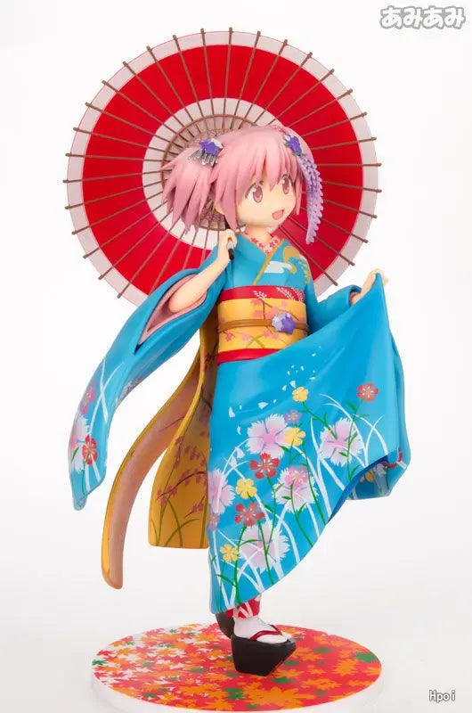 In Stock Original ANIPLEX+ Madoka Kaname Maiko Ver 1/8 Proportional Humanoid Anime Humanoid Toys Gifts Decoration Collection