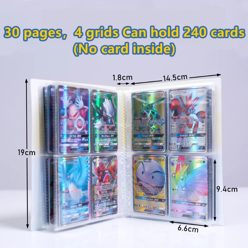 Pokemon 25Th Anniversary Celebration 240 Card Album Book Game Card Holder Binder VMAX Game Card Collection Kids Toys Gift