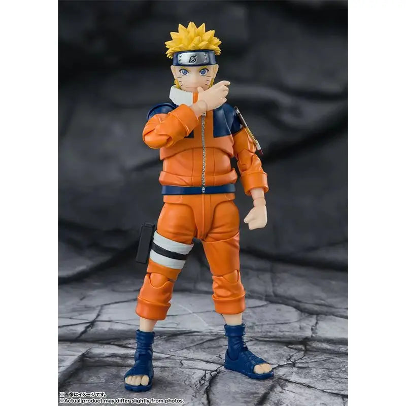 Original Bandai S.H.Figuarts SHF Uzumaki Naruto The No.1 Most Unpredictable Ninja Uchiha Sasuke Genius Ninja Of Uchiha Model