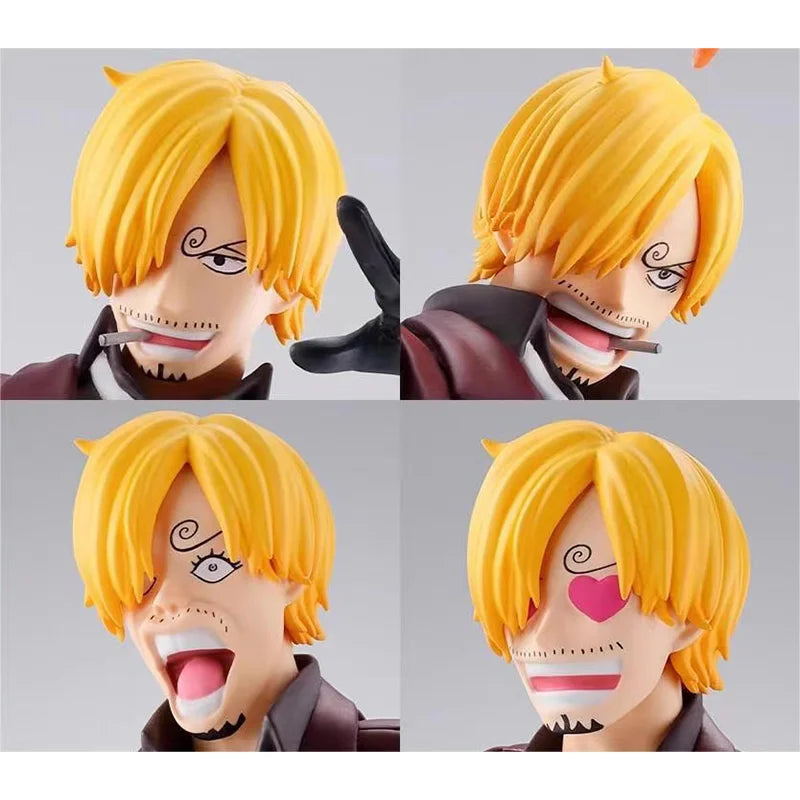 100% Original Bandai S.H.Figuarts SHF One Piece Sanji The Raid On Onigashima In Stock Anime Figures Model Toys