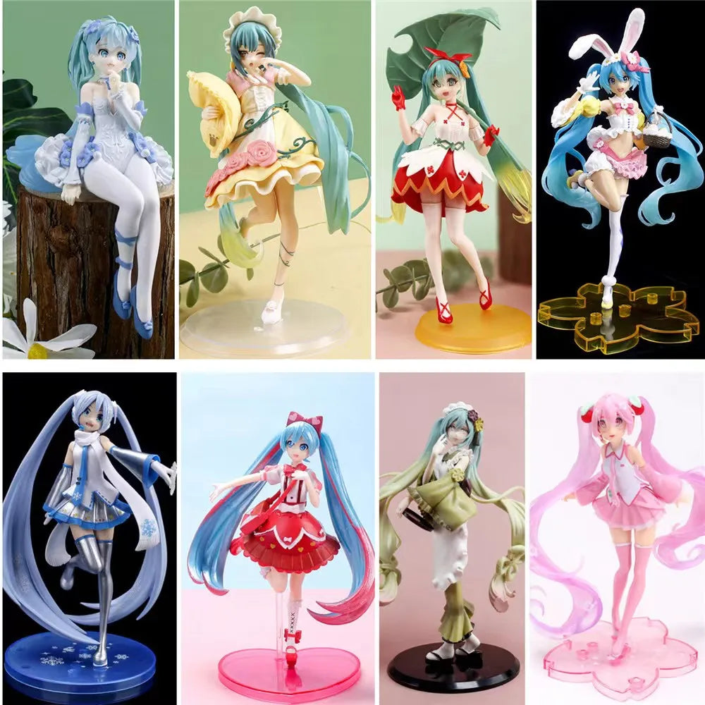 Hatsune Mirai lucky Gift Box Miku Mystery Box Anime Figure Game Action Figure Blind Box Lucky Model Doll Lucky Model Toy