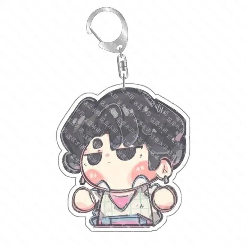 Anime Classics Game Collection Toy K-Pop Demon Hunters Preorder Huntr-x Keychain - Fan Art Self Made Acrylic Charm Gift