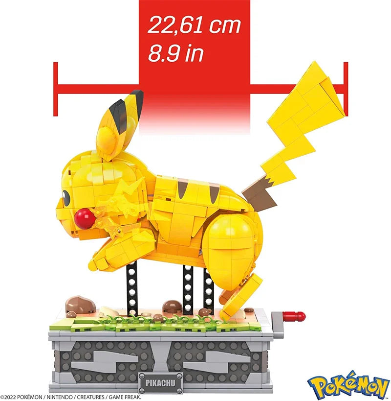 MEGA Pokémon Collectible Building Toys For Adults, Motion Pikachu With 1092 Pieces And Running Movement, For Collectors