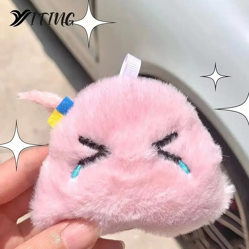 Bocchi The Rock-artículos de Anime, muñeca Kawaii, Goto Hitori, imagen de personaje, colgante de dibujos animados de peluche rosa, regalo ornamental, juguete con chirrido