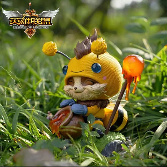 2023 nueva Liga de Leyendas Teemo Lol Cmge Honeybee luz nocturna modelo de estado estático decoración de mesa coleccionables exhibición regalo