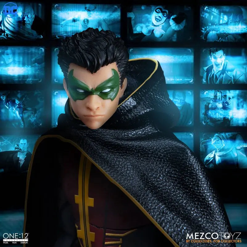 In Stock Mezco ONE:12 DC Batman Robin 1/12 Anime Action Figures Toys Models Collector