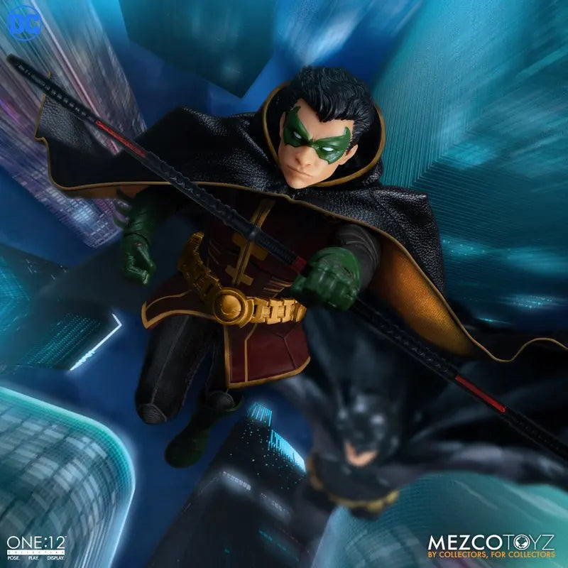 In Stock Mezco ONE:12 DC Batman Robin 1/12 Anime Action Figures Toys Models Collector