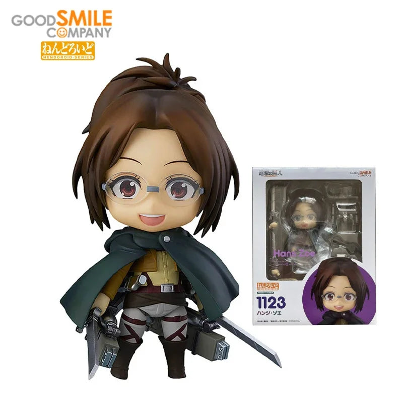 GSC Good Smile NENDOROID 1123 Zoe Hans Attack on Titan PVC Action Figure Anime Model Toys Collection Originality Doll Gift