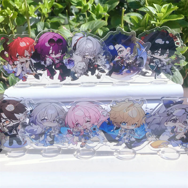 Honkai: Star Rail Jing Yuan Blade Imbibitor Lunae Sampo Koski figura soporte placa Anime juego llavero Cosplay accesorios