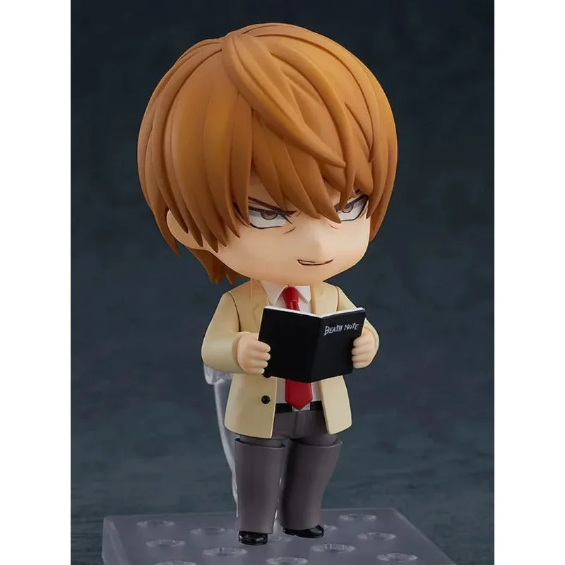 Original Genuine GSC Nendoroid #1160 1200 Death Note Yagami Light&L Action Figure ABS PVC Version Toys Gifts