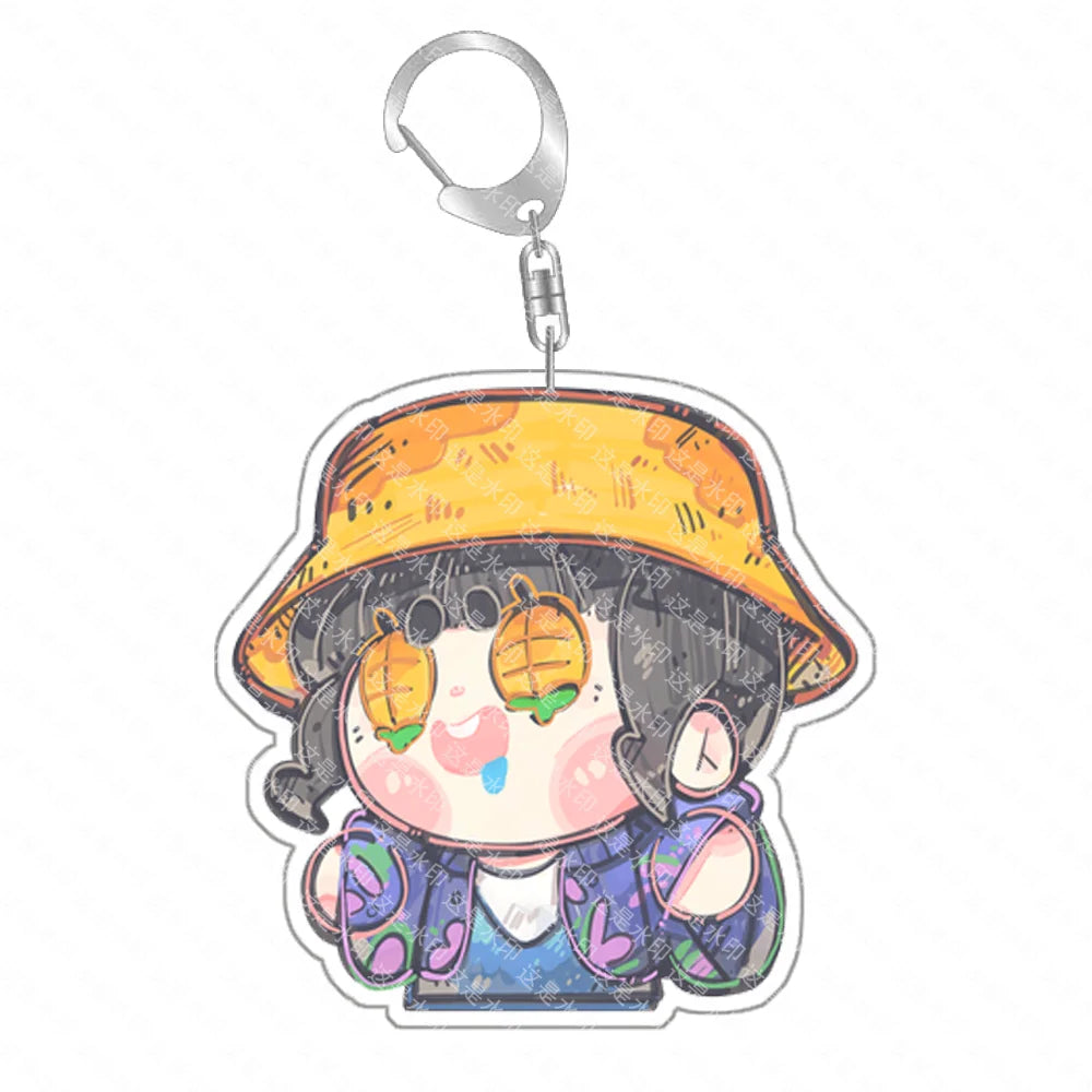 Anime Classics Game Collection Toy K-Pop Demon Hunters Preorder Huntr-x Keychain - Fan Art Self Made Acrylic Charm Gift