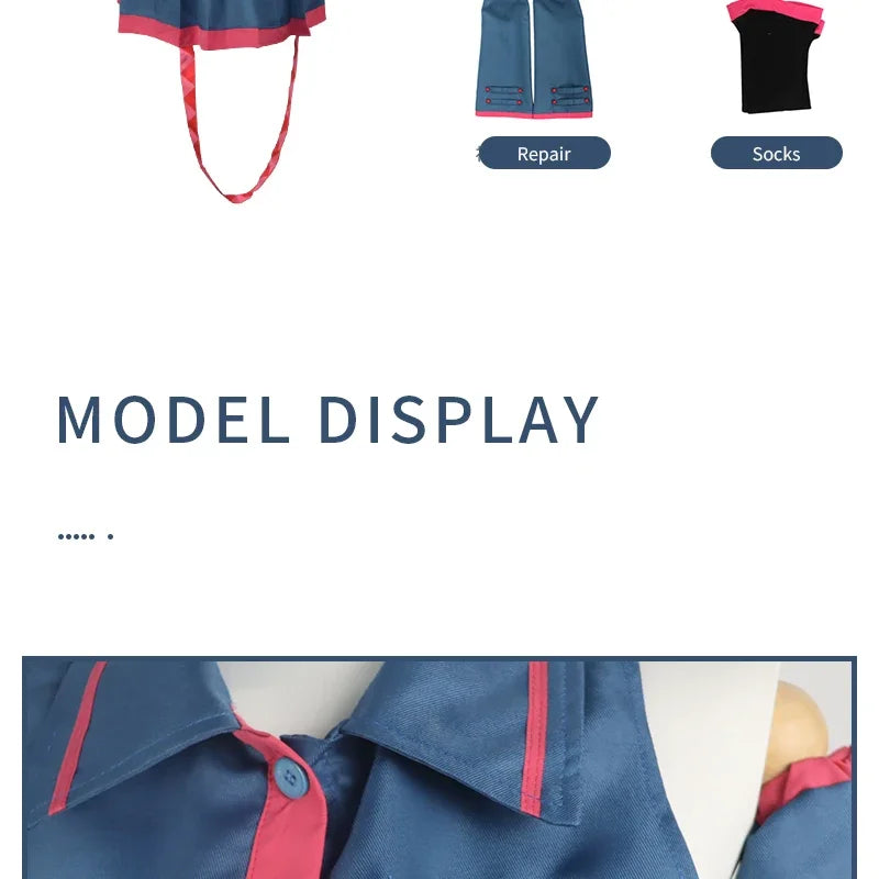 Vocaloid UTAU formule de stress uniforme bleu Hatsune Miku adulte femme anime jeu futur costume de cosplay