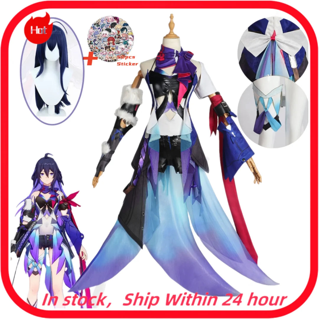 Game Honkai Star Rail Seele Cosplay Costume Woman Anime Clothes