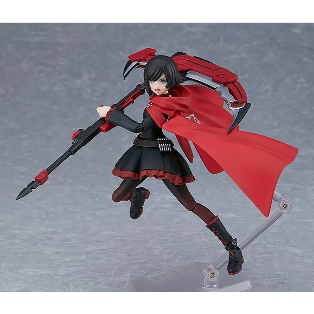 Max Factory Figma Rwby Ice Queendom Ruby Rose Anime Figure Figurine Toys Collectible Doll Gift for Fans